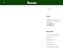 Tablet Screenshot of blog.builtwith.com